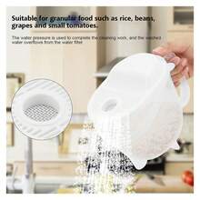 14oz Rice Washer, Rice Strainer, Quinoa Strainer Suitable For Granular Ingredients Such As Beans Grapes And Cherry Tomatoes - 1pcs - View 8