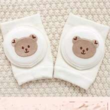 Miếng bảo vệ đầu gối thêu màu trắng tinh khôi cho trẻ em, dụng cụ bảo hộ thể thao unisex, miếng bảo vệ khuỷu tay bằng xốp chống ngã, miếng bảo vệ đầu gối dạng lưới cho bé tập bò. - Nhiều màu - Xem 19