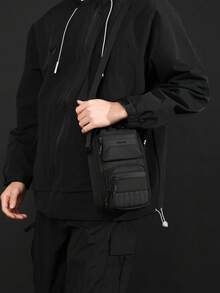 New Men's Multi-Purpose Fashion Chest Bag, Travel Sports Shoulder Crossbody Chest Bag, Lightweight Small Backpack - Multicolor - View 3