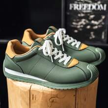 2026 New Casual Sneakers, Fashionable Thick Sole Athletic Shoes, Versatile Student Shoes - Army Green - View 3