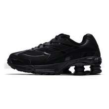 Men's NIKE SHOX RIDE 2 Casual Shoes, Comfortable Everyday Casual Sneakers, IO4296-002 - Black/Black/Black/University Red - View 1
