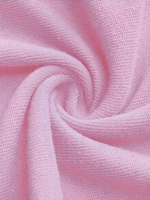 男女皆宜的夏季 DTMF 印花圆领卫衣，100% 纯棉，青蛙图案，休闲宽松版型，适合秋冬季节及日常穿着。 - 粉色 - 查看 5