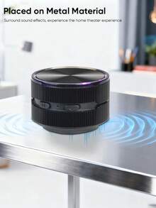 Nebunovo Bone Conduction Buzzer Bluetooth Speaker, Turns Any Object With Space Into A Speaker. Humbird Wireless Portable Subwoofer Sound Travel Speaker - Multicolor - View 6