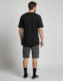 Kit 03 Men's Oversized T-Shirt High Neck Malhão Premium Fabric - Negro - Ver 4