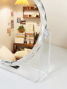 1个ins风桌面化妆镜，360度旋转，带放大镜 - 彩色 - 查看 3