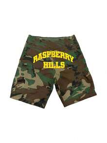 Men's Statement Print Shorts Fashion Designer Patterned Casual Daily Wear Shorts - Multicolor - View 1