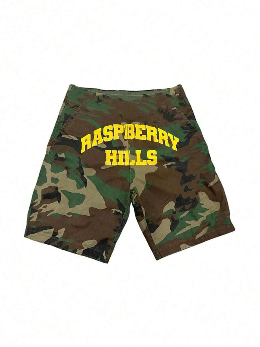 Men's Statement Print Shorts Fashion Designer Patterned Casual Daily Wear Shorts - Multicolor - View 1