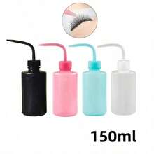 1-2个塑料挤压瓶 - 浇水工具，多肉植物和花卉浇水瓶（带塑料弯嘴），盆栽植物浇水瓶（带尖嘴），纹身清洁瓶 - 彩色 - 查看 5