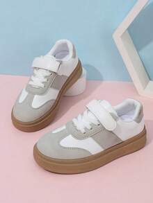 2024 New Children's Leather Casual Sneakers For Girls And Boys, Spring/Autumn - Grey - View 5
