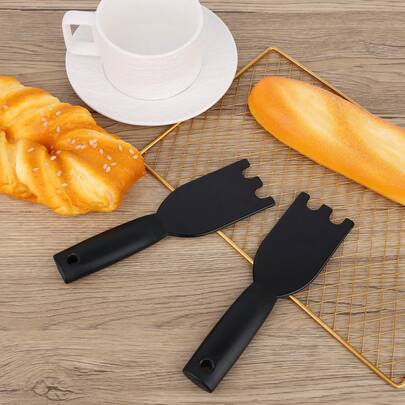 2 Pcs Grill Cleaning Tool For Grooved Grills, Heat-Resistant Scraper With Comfortable Grip, For Non-Stick Surfaces