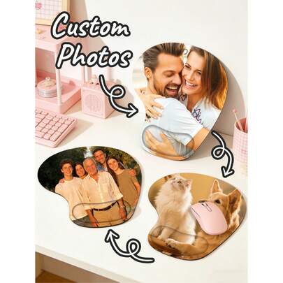 Personalized, Non-Slip, Ergonomic Mousepad. Customize Your Image On The Mousepad With Comfortable Wrist Support And A High-Quality Surface. High-Resolution Customization Allows You To Add Photos, Artwork, And Create A Unique Style. Available For Laptops And Desktops, Suitable For Home, Office, Or Gaming Scenarios. A Perfect Gift For Gamers, Birthday Gifts, Anniversary Gifts, Or A Thoughtful Present For Your Boyfriend/Girlfriend. Office Desk Accessories Desk Accessories Office Supplies Office Decor