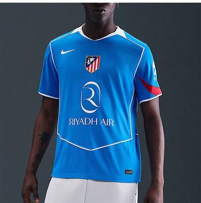 Nike Camiseta de entrenamiento de manga corta transpirable Dri-FIT para fútbol/partido de fútbol para hombres