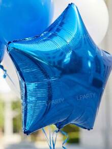 Bộ 8 quả bóng trang trí tiệc tốt nghiệp (4 kiểu) - Bóng bay hình mũ tốt nghiệp hai lớp cỡ lớn, bóng bay hình ngôi sao màu vàng/xanh dương/đỏ/vàng hồng 18 inch, bóng bay tròn màu xanh dương/đen/hồng nhạt 18 inch, phù hợp trang trí lễ tốt nghiệp năm 2026, bóng bay cao su màu xanh dương/trắng/đỏ/vàng/vàng hồng 10 inch. - Xem 6