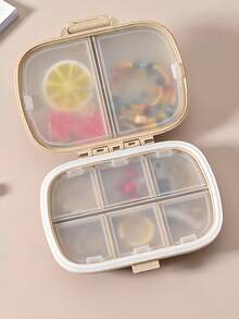 Portable Pill Storage Box Moisture Proof Pill Organizer For Men And Women Travel Essentials Cruise Essentials Dorm Essentials Daily Pill Box To Hold Vitamin Medicine Medication And Supplement PP Pill Container First Aid Kit Medical Bag For Travel Home Camping Outdoor Hiking Hunting Back To School - Multicolor - View 6