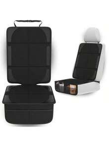 Anti-Slip Rubber Bottom Children's Car Seat Cushion, Waterproof Thick Padding Suitable For Baby Car Seat, Children's Car Seat With Anti-Slip Backing And Mesh Pocket, Fit For SUV Sedan Truck Leather Seats - Multicolor - View 9