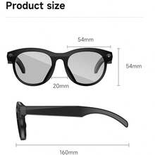LIGE Smart Glasses: 290mAh Battery Capacity, High-Resolution Camera, AI Voice Assistant, Photo And Video Recording, Notifications, AI Translation, Smart Object Recognition, Touch Controls-Stylish And Multifunctional Smart Glasses - View 11