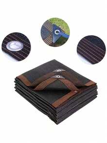 1 Piece Of Black Shade Net, Shade Cloth, Shade Sail, Shade Curtain, Effectively Sunproof And Heat-Insulating, Suitable For Garden Flowers And Greenhouses - A - View 8