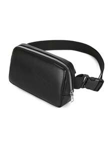 1件装男士休闲胸包/斜挎包/腰包，都市简约风格，斜挎手机袋 - 彩色 - 查看 9