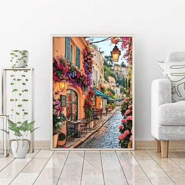 5D Diamond Painting Full Drill Landscape Artwork, Living Room/Office Decor, Flowing Water Brings Wealth, New 2022 Cross Stitch, Large & Elegant