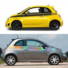 Car Sticker Door Side Decal Kit Waterproof Decals For Fiat 500 Auto Sticker Styling Wrap Vinyl Film Car Exterior Accessories - Car Sticker - View 4