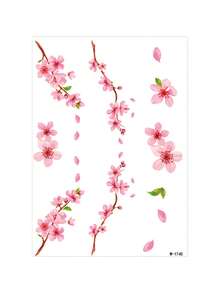 1 Sheet Leaf Vine Temporary Tattoo Stickers For Women, Waterproof Long-Lasting, Roses And Floral Designs, Spring&Summer Decoration Additions, Delicate And Exquisite, Suitable For Arms, Wrists, Insteps, Collarbones, Backs, Fake Tattoos - MultiWarna - View 20