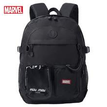 Disney Marvel Large Capacity Minimalist Backpack, Breathable For Grades 3-6, Lightweight Multi-Function Backpack, Water-Resistant - Round - View 12