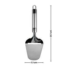 Cortador de queso, cuchillo para mantequilla, cortador de jamón y espátula para pasteles de acero inoxidable de grado alimenticio, Diseño de borde liso, herramientas de cocina manuales, corte y extendido fácil - Multicolor - Ver 5