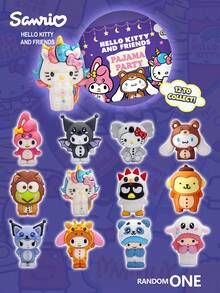 SANRIO 1个官方授权盲盒动漫手办 Badtz Maru  3D收藏人偶迷你家居装饰礼品套装 三丽鸥 - 彩色 - 查看 8