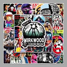 Hasbro 50pcs TV Series Character Stickers, Waterproof PVC Material, Cool Personalized Stickers, Fan Collection, New Year Gift, Valentine's Day Gift, Easter Gift - Multicolor - View 2