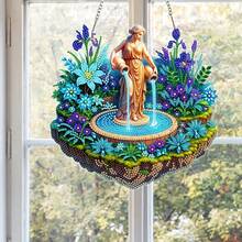 5D钻石画雕塑图案桌面装饰套装，DIY钻石艺术桌面装饰，宝石镶嵌工艺品，家居卧室装饰 - 查看 9