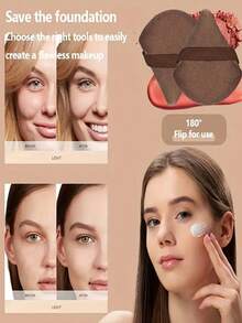 15件套化妆刷套装，包含2个黑色三角化妆海绵，柔软亲肤；另含13支化妆刷，分别用于腮红、唇釉、眉笔、唇彩、遮瑕、眼影、高光、修容、粉底、妆前乳、品牌化妆品、散粉、定妆喷雾、眼影、腮红等。适合韩式妆容，是送给女性和女孩的理想礼物。 - 紫紅色 - 查看 7