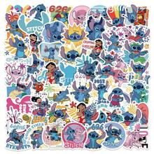 Disney 50pcs Stitch Themed Waterproof Stickers, Suitable For Water Bottles, Laptops, Skateboards, Guitars, Chairs, Desktops, Tablets, Phones, Phone Cases, Home Decor, Back To School Supplies, Holiday & Birthday Party Gifts - 50pcs - View 9