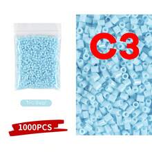 1000颗2.6毫米迷你熔珠像素拼图铁珠熔珠DIY高品质手工工艺品 - 2.6mm拼豆豆 - 查看 17