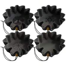 1个仿皮双用途收纳袋兼展示托盘 - 几何图案抽绳收纳袋，便携式桌面托盘，可收纳骰子、硬币、珠宝、钥匙 - 非常适合桌面角色扮演游戏、聚会和旅行，布艺收纳袋 1个多功能仿PU收纳袋兼展示托盘 | 骰子抽绳收纳袋 - 生命樹-04B - 查看 8