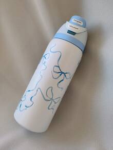 2026 New OWALAo Free.Sip Luminous Cup Limited Edition 32 Oz Stainless Steel Sports Water Bottle. Leak Proof With Pop-Up Lid, Easy To Clean. Available In A Variety Of Colors, The Pattern Is Clear And Exquisite. Designed For Water Drinkers, Suitable For Tourism, Camping, Running, School, Fitness, Halloween, Thanksgiving Day. New Fashion Water Bottle For Women, Girlfriend, Wife, Family Members, Friends, Students. (945ml) - 32oz/945ml - 查看 9
