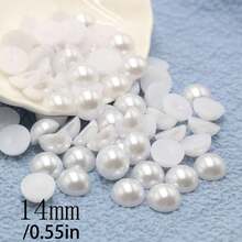 2毫米至30毫米:30毫米/3颗,25毫米/5颗,20毫米/10颗,18毫米/16颗,16毫米/22颗,14毫米/36颗,12毫米/65颗,10毫米/110颗,8毫米/160颗,6毫米/400颗,4毫米/860颗,2毫米/1500颗。12种尺寸的ABS半圆形仿珍珠,半扁平及半球形,适用于DIY珠宝制作、工艺品、配饰、服装、鞋包、美甲及工艺装饰。厂家直销。 - 彩色 - 查看 16