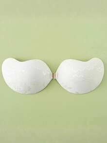 YIYANG 1 pieza Sujetador invisible sin tirantes de encaje blanco con diseño de patrón de dragón antideslizante - Adecuado para vestidos de novia, fiestas y uso íntimo diario - Multicolor - Ver 10