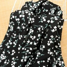 1件，碎花印花涤纶雪纺面料 - 轻盈柔软的垂坠面料，适用于服装制作、DIY工艺品、发饰和家居装饰 - 多色 - 查看 16