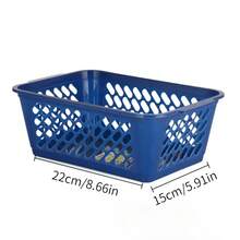 1个家用便携式收纳篮，适用于厨房，日式果蔬篮，也适用于浴室，可存放杂物、小型浴室用品和日常杂物。 - 彩色 - 查看 13