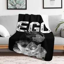 1pc Dragon Super Ball Gokus Vegetas Buu Saiyan Blue God Soft And Plush Fleece Throw Blanket,Warm Gift Idea For Anime Lovers And Fans Dragon Z Ball - Black and White - View 5