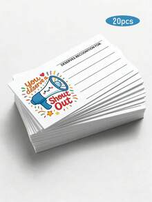 50pcs Motivational Appreciation Cards, Suitable For Teachers, Students And Employees, Thank You And Recognition Cards For Classroom, Office Team Rewards, School Bulletin Boards And Employee Commendation - Loyalty Card - View 10