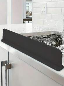 1pc Classic Silicone Splash Guard With Suction Cup, Waterproof For Kitchen And Lab Sink, Durable Material In Multiple Colors, Easy Installation, Prevents Water Splashing To Protect Countertop, Suitable For Home And Professional Use, Soft Silicone Design - Multicolor - View 22