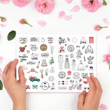 5sheets Wedding And Engagement Planning Stickers - Wedding Planning Stickers (Includes English And German) - A - View 4