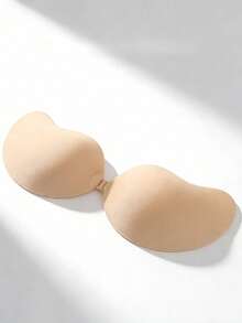 1件裸色无肩带硅胶胸垫，隐形聚拢文胸，适合搭配吊带裙和婚纱，芒果形罩杯可使小胸看起来更丰满。 - 彩色 - 查看 11