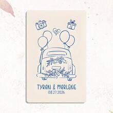 Custom Wedding Playing Cards Blank,Customize Text,32 Styles,Hand-Drawn Deck Of Cards, Playing Card Guest Book, Wedding/Engagement Gift - Multicolor - View 21