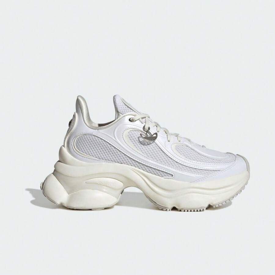 Adidas Originals OZVENUZ W “Floating Butterfly” 鞋款,OZVENUZ 男女通用三叶草复古厚底运动鞋 HQ2676 - 米色 - 查看 1