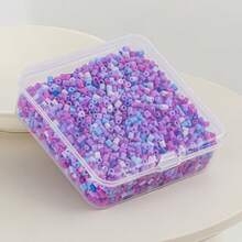 3100 piezas Cuentas de fusión de mini píxeles de 2.6 mm, cuentas de hierro para rompecabezas, alta calidad para manualidades DIY y regalos - Cuentas Perler de 2,6 mm - Ver 11