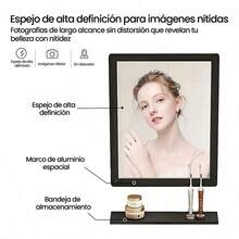 Combo Baño Completo Lavabo Moderno Con Espejo Compacto - Negro - Ver 4