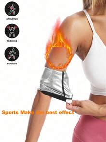 1 Pair Women's Sauna/Sweat Sleeve Shaper/Fitness Accessory - Multicolor - View 7