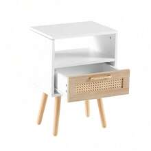 Nightstands - White+Natural + MDF - View 11